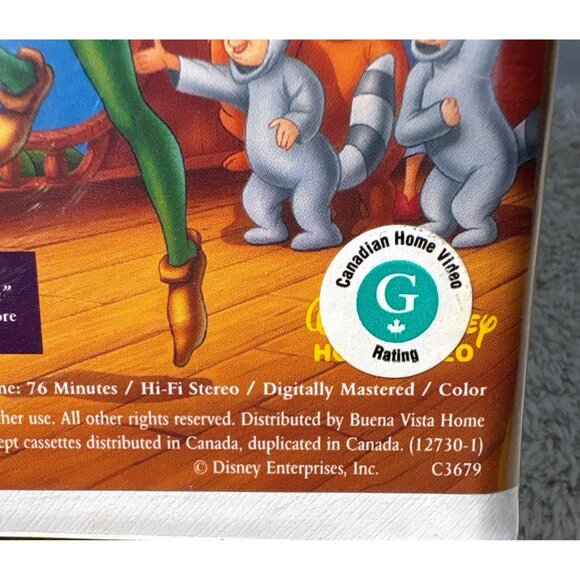 Walt Disney Peter Pan VHS 45th Anniversary Limited Edition - Picture 4 of 6